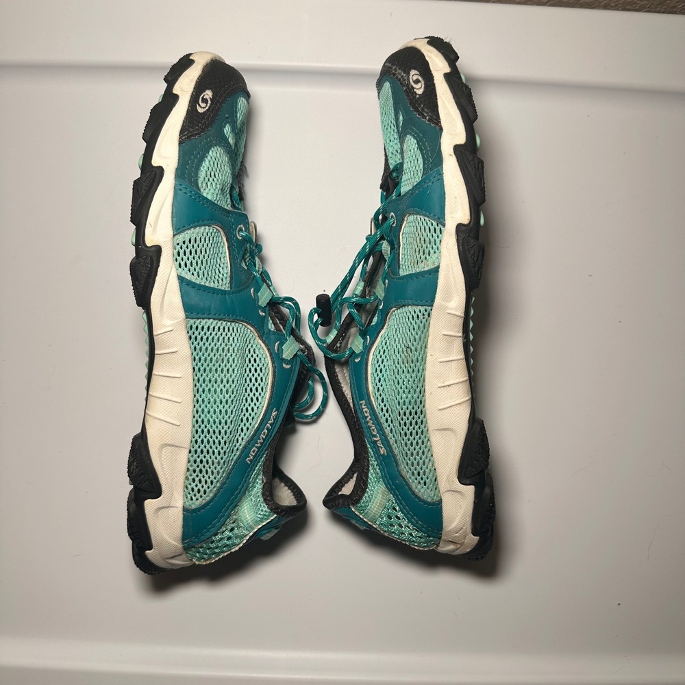 Salomon‎ Womens 10 Light Amphibian 3 Water Shoes Mesh Blue Breathable Hiking - Picture 4 of 7